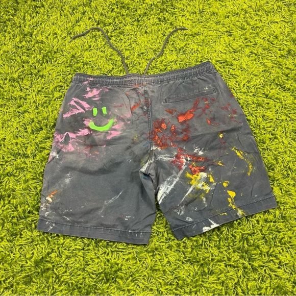 Dis tressed Ink Stained Shorts - Picture 2 of 12